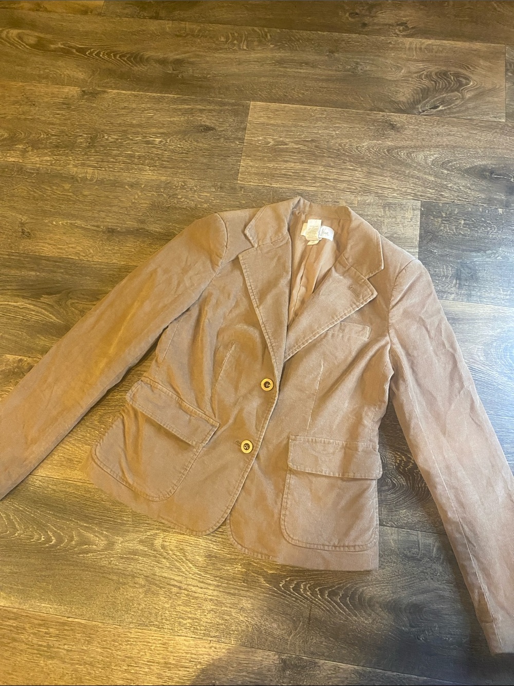 LONDONJEAN Women's Light Brown Casual Blazer